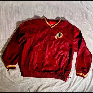🔥Washington redskins NFL pullover windbreaker Discontinued🔥